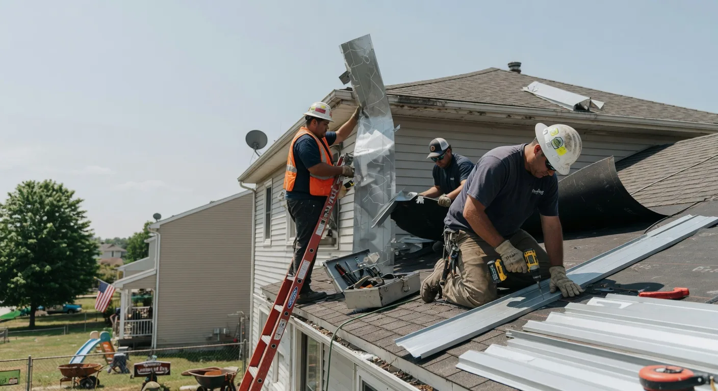 Metal Roofing Installation in Round Top, TX near me